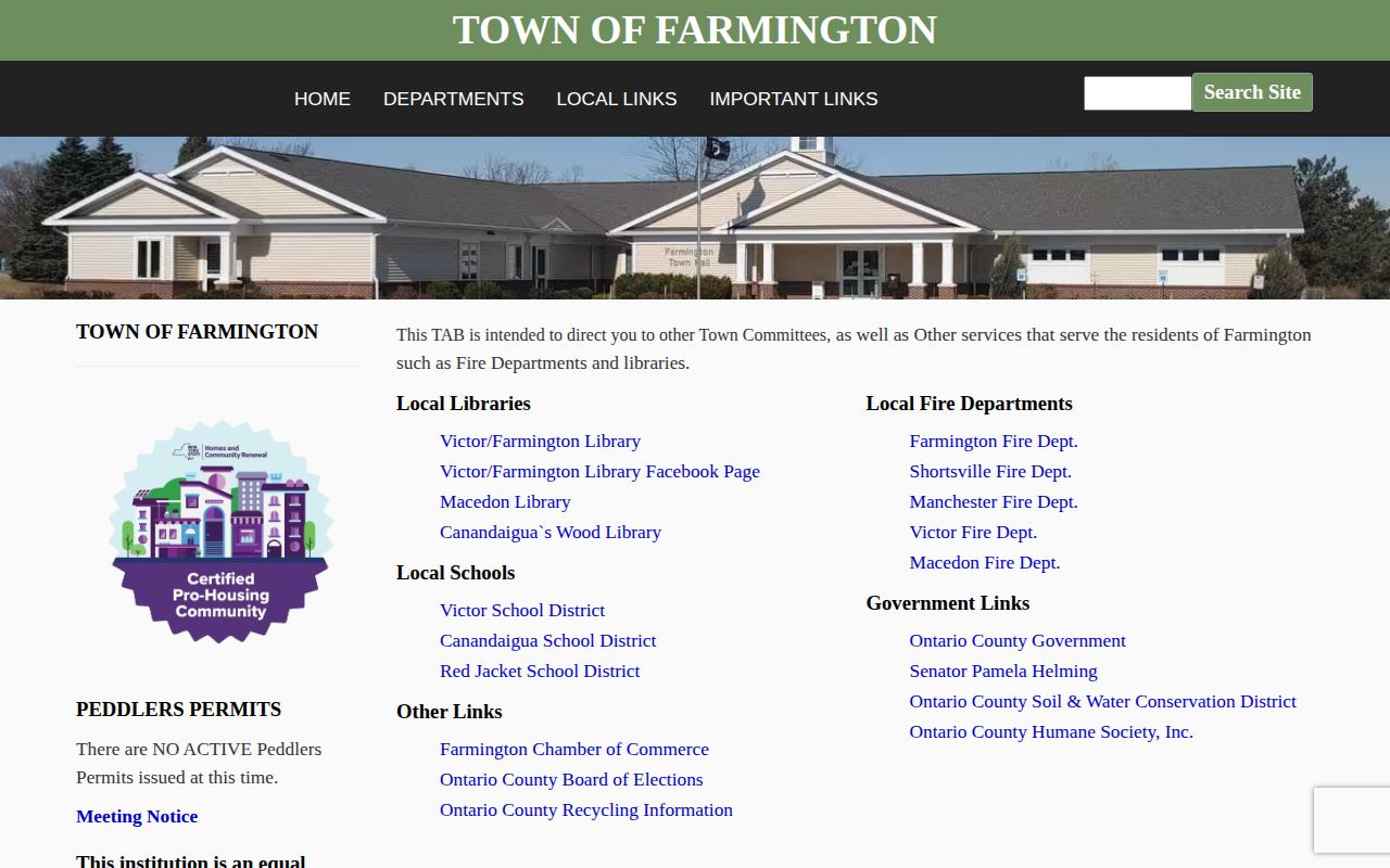 Farmington arrest-record local official links source